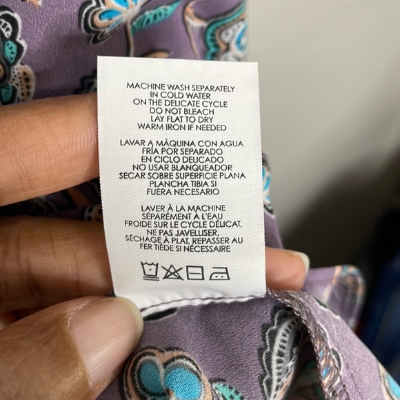 CABI Floral Cami Tank | Purple | Small - Picture 8 of 8